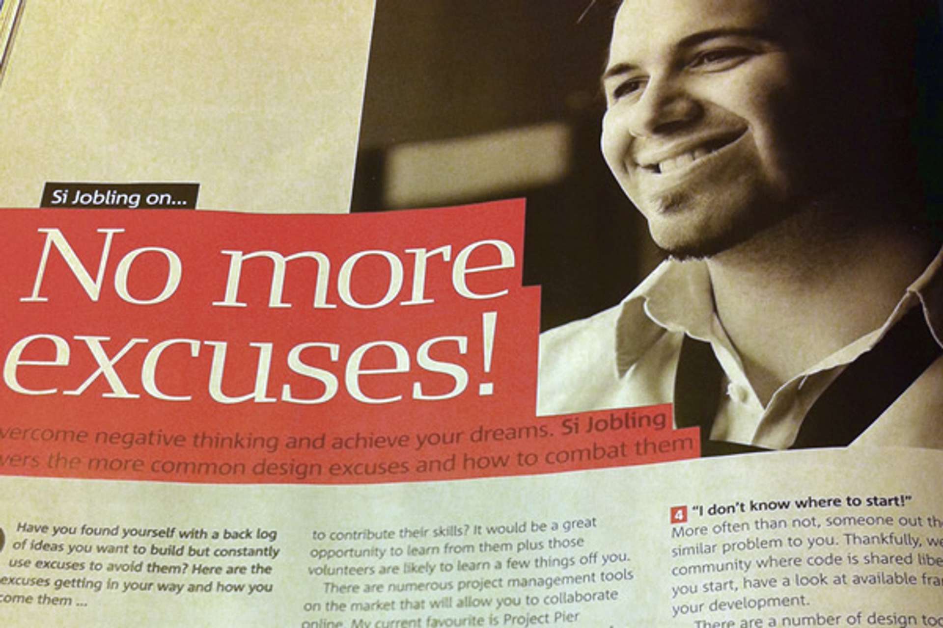 No More Excuses! top